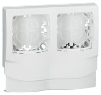 Legrand 031418 Anbaurahmen DLPlus 2-fach für senkrecht/waagerecht Montage 32/40/60/75x20