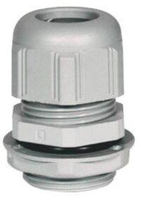 Legrand 098001 Verschraubung M16 mit Gegenmutter silbergrau IP68