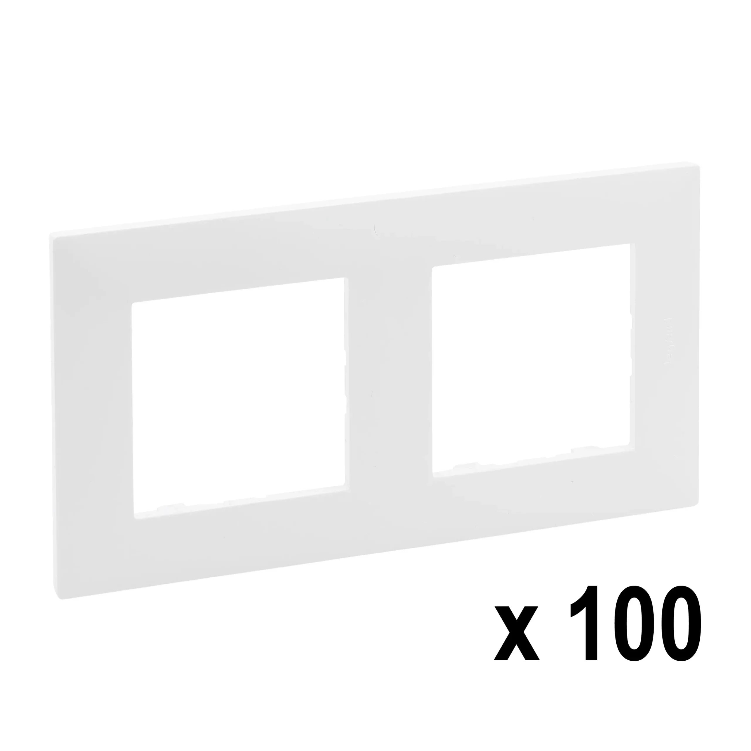 Legrand Legrand 864195 Niloe Step Bigbox 100x2-fach Rahmen Ultraweiß