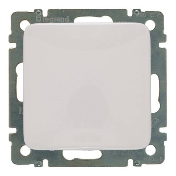 Legrand Legrand 776224 Steckdose (SL) Berührungsschutz Klappdeckel Creo ultraweiß
