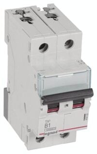 Legrand 404105 TX3 LS-Schalter B 1A 2-polig 10kA 400VAC 2TE