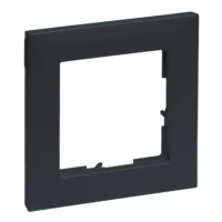 Legrand 765471 SEANO 1-fach Rahmen in der Farbausführung Anthrazit lackiert