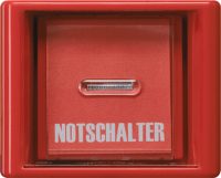 Jung Abdeckung Glasscheibe rt für Schalter/Taster AS 561 GL RT