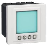 Legrand 078425 Wochenschaltuhr 2-modulig Mosaic ultaweiß