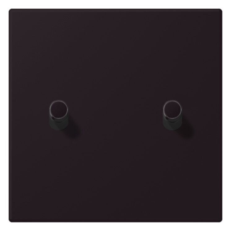 Jung Jung LC12-5R0248 Abdeckung mit Kipphebel "Zylinder" 2 Kipphebel LS 1912 noir d'ivoir