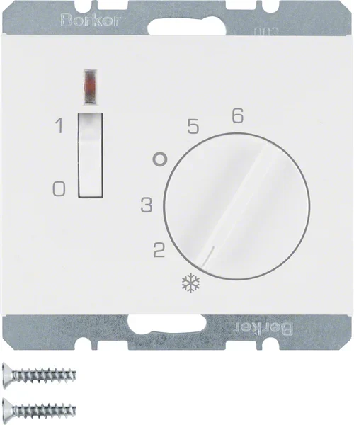 Berker Berker Raumtemperaturregler 24 V mit Öffner, Zentrals 20317109