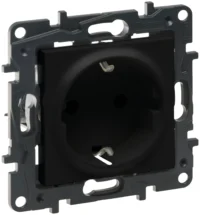 Legrand 864562 Schuko Steckdose (SL) Berührungsschutz Niloe Step schwarz