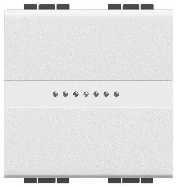 Legrand Bticino N4055M2AN LIVINGLIGHT Taster 1-polig Axial mit Wippe SL 2M Weiß