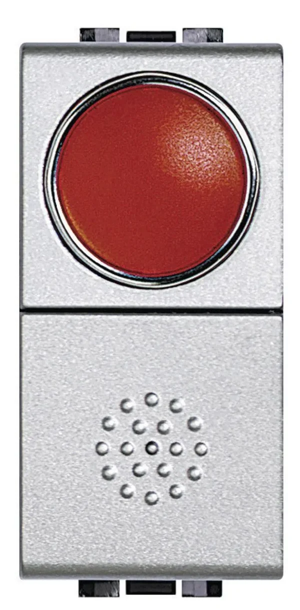 Legrand BTicino NT4038R Taster 1-polig Schließer mit Leuchtsignal Rot Tech