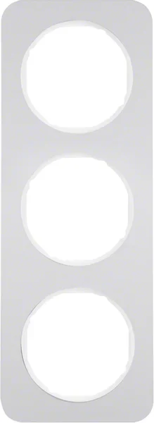 Berker Berker Rahmen Aluminium/pows 3-fach 10132174