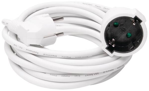Kopp Kopp 143301011 Verlängerung IP20 16A 250V H05VV-F 3x1,5qmm 5m weiß
