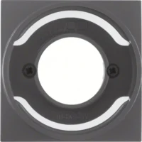 Berker Zentralstück anthrazit/matt für Lichtsignal E14 11981606
