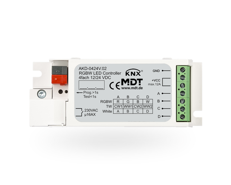 MDT Technologies LED Controller 4-Kanal 3/6A, RGBW, AKD-0424 – Produktbild 1 (Hersteller)