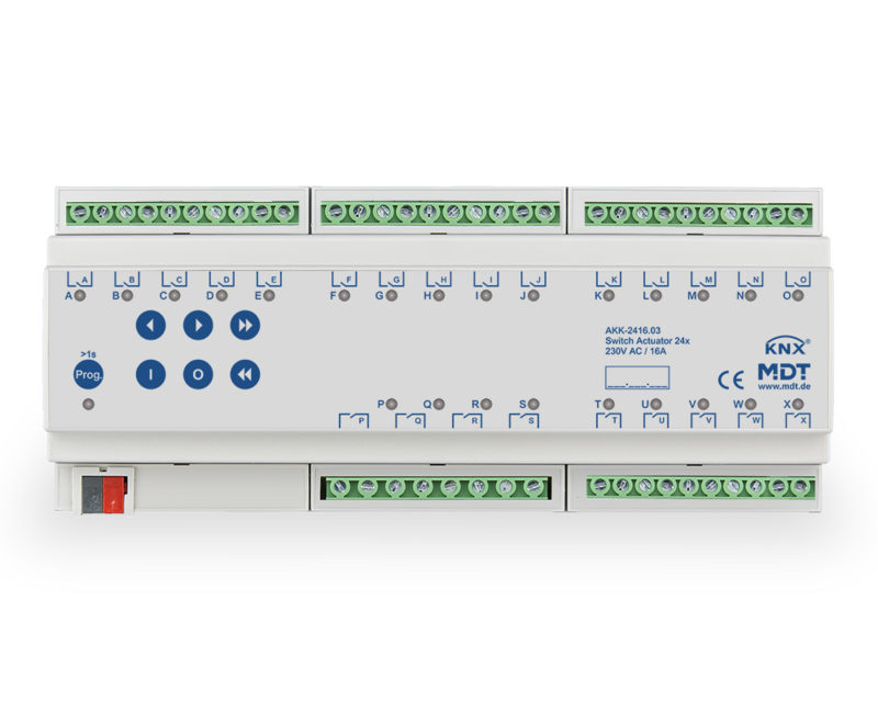 MDT Technologies Schaltaktor 24-fach 12TE Reiheneinbaugerät, – Produktbild 1 (Hersteller)