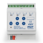 MDT Technologies Schaltaktor 4-fach 4TE Reiheneinbaugerät, 1 – Produktbild 1 (Hersteller)