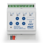 MDT Technologies Schaltaktor 4-fach 4TE Reiheneinbaugerät, 1 – Produktbild 1 (Hersteller)