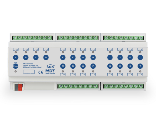 MDT Technologies Schaltaktor 20-fach 12TE Reiheneinbaugerät, – Produktbild 1 (Hersteller)