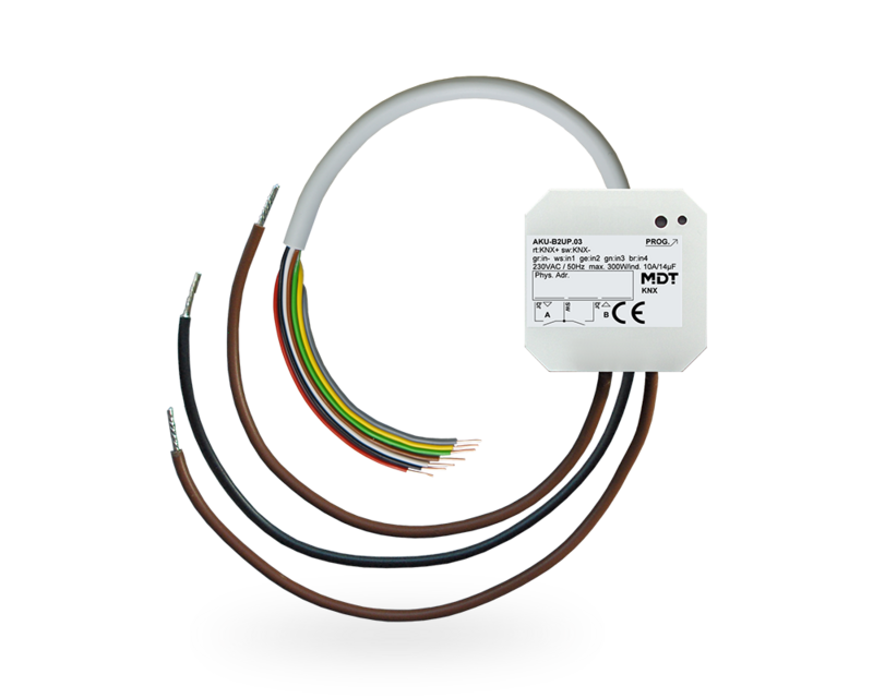 MDT technologies Universalaktor 2-fach Unterputz 10A,230VAC, – Produktbild 1 (Hersteller)