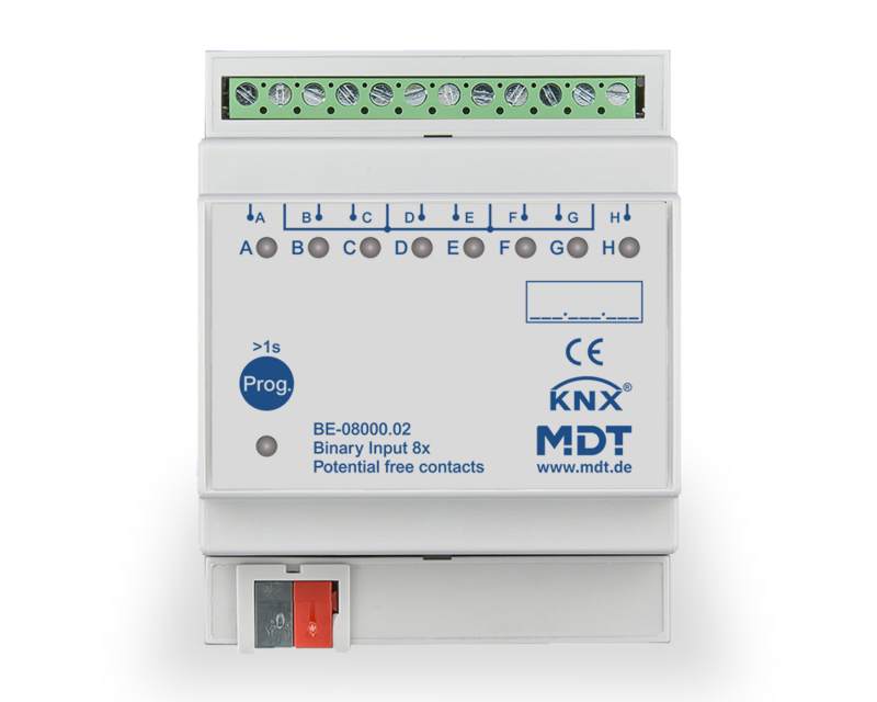 MDT Technologies Binäreingang 8-fach 4TE Reiheneinbaugerät,  – Produktbild 1 (Hersteller)