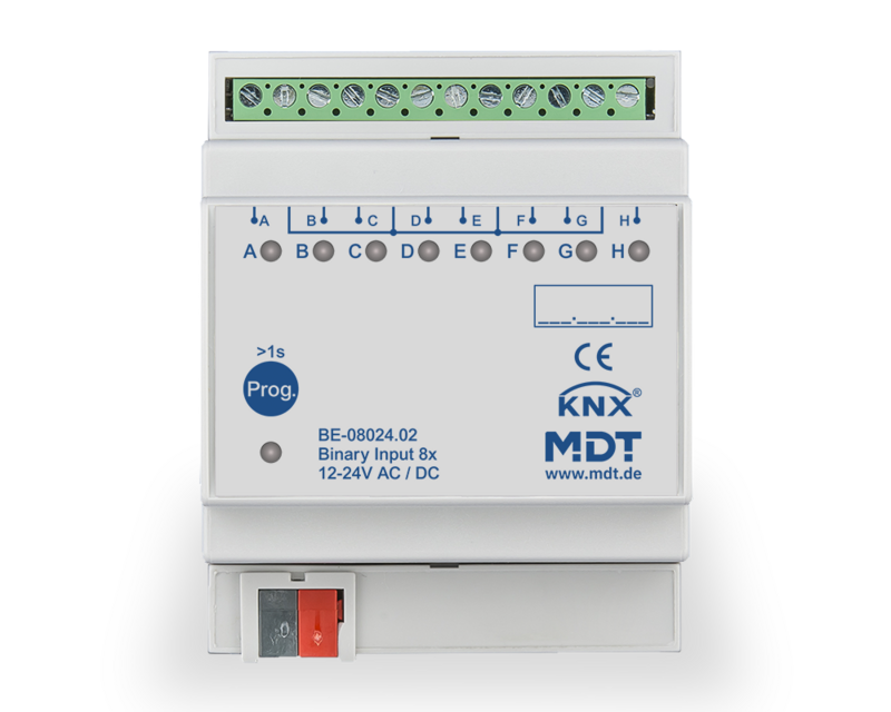 MDT Technologies Binäreingang 8-fach 4TE Reiheneinbaugerät,  – Produktbild 1 (Hersteller)