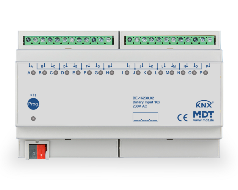 MDT Technologies Binäreingang 16-fach 8TE Reiheneinbaugerät, – Produktbild 1 (Hersteller)