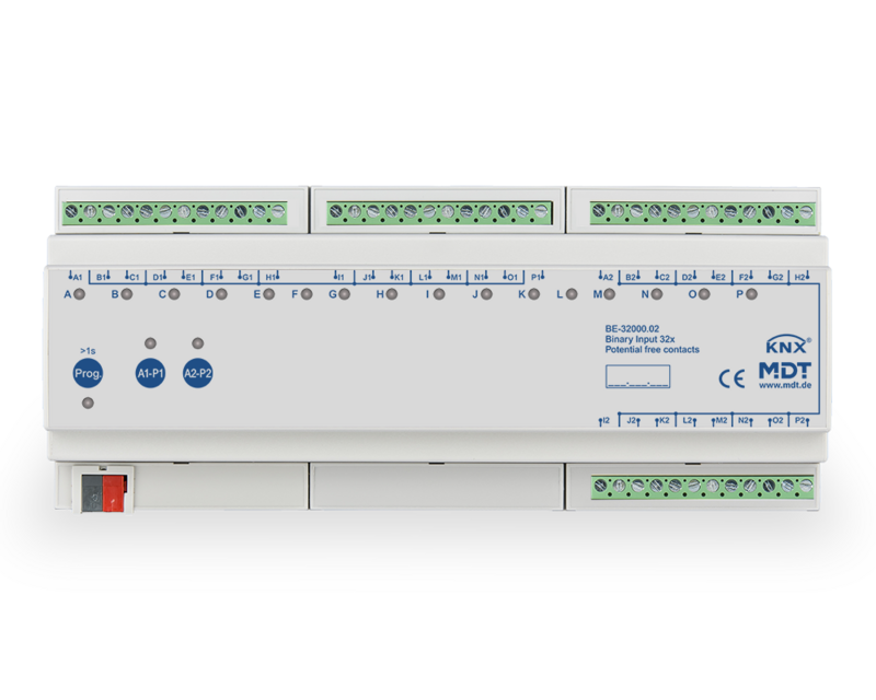MDT Technologies Binäreingang 32-fach 12TE Reiheneinbaugerät – Produktbild 1 (Hersteller)