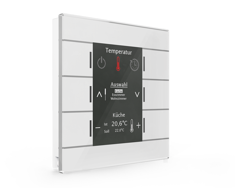 MDT Technologies Glas Bedienzentrale Smart mit Farbdisplay,  – Produktbild 1 (Hersteller)