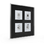 MDT technologies Glastaster Plus 4-fach schwarz BE-GT04S.01 – Produktbild 1 (Hersteller)