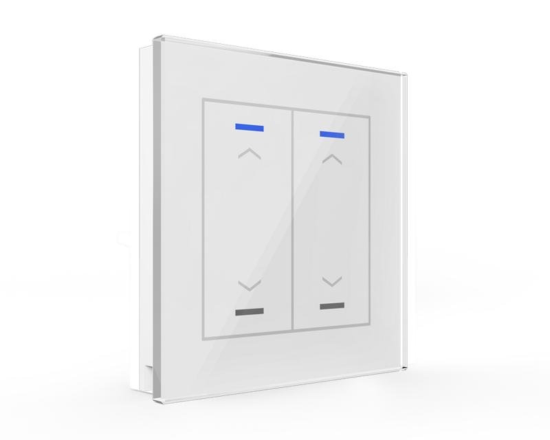 MDT technologies Glastaster II Light 2-fach RGBW, weiß, Jalo – Produktbild 1 (Hersteller)