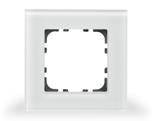 MDT technologies Glasrahmen 1-fach weiß BE-GTR1W.01 – Produktbild 1 (Hersteller)