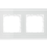 MDT technologies Glasrahmen 2-fach weiß BE-GTR2W.01 – Produktbild 1 (Hersteller)