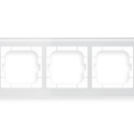 MDT technologies Glasrahmen 3-fach weiß für 63mm Programme B – Produktbild 1 (Hersteller)