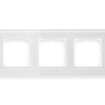MDT technologies Glasrahmen 3-fach weiß BE-GTR3W.01 – Produktbild 1 (Hersteller)