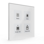 MDT Technologies Glastaster Plus 4-fach weiß, mit Temperatur – Produktbild 1 (Hersteller)