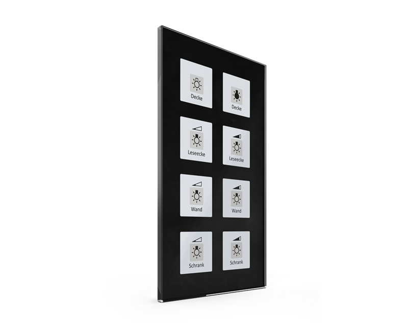 MDT technologies Glastaster Plus 8-fach schwarz, mit Temp Se – Produktbild 1 (Hersteller)