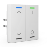 MDT technologies Taster Light 55 2-fach RGBW, reinweiß/glä B – Produktbild 1 (Hersteller)