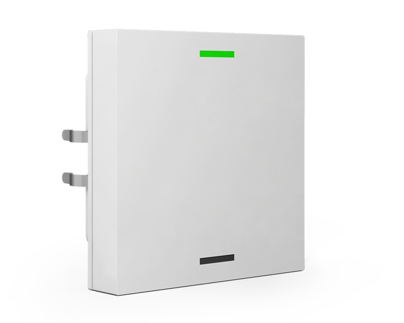 MDT technologies Taster Light 55 1-fach RGBW, reinweiß/glä,  – Produktbild 1 (Hersteller)