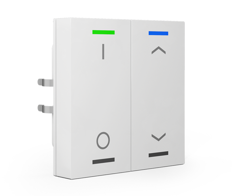 MDT Technologies Taster Light 55 2-fach, Ausführung I/O und  – Produktbild 1 (Hersteller)