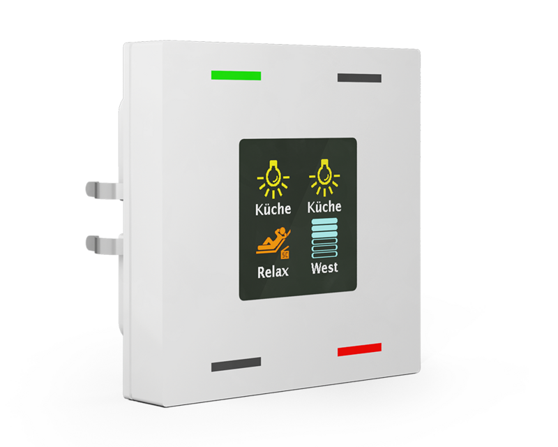 MDT technologies Taster Smart 55 4-fach Farbdisplay, reinwei – Produktbild 1 (Hersteller)