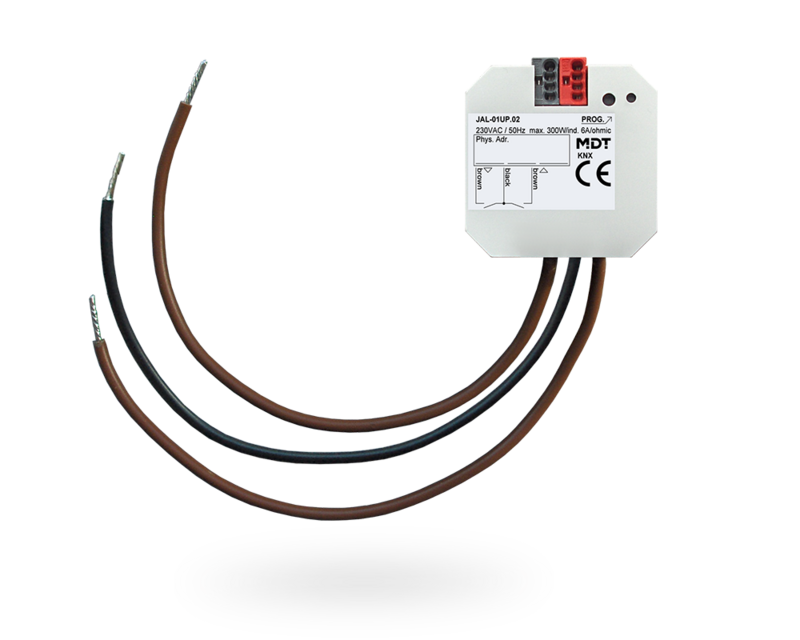 MDT technologies Jalousieaktor 1-fach 6A, 230VAC JAL-01UP.02 – Produktbild 1 (Hersteller)