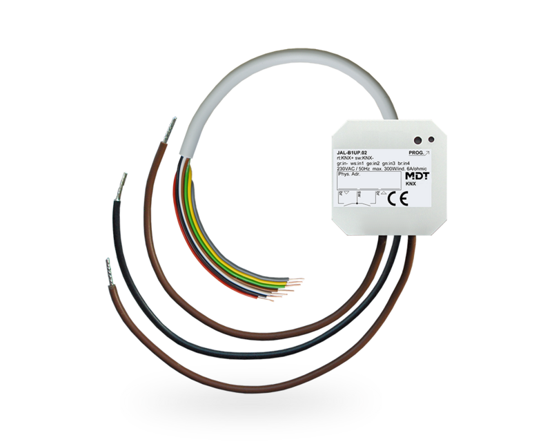 MDT technologies Jalousieaktor 1-fach 6A,230VAC,4Binäreing J – Produktbild 1 (Hersteller)