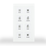 MDT Technologies KNX RF+ Funk Glastaster Plus 8-fach, weiß,  – Produktbild 1 (Hersteller)