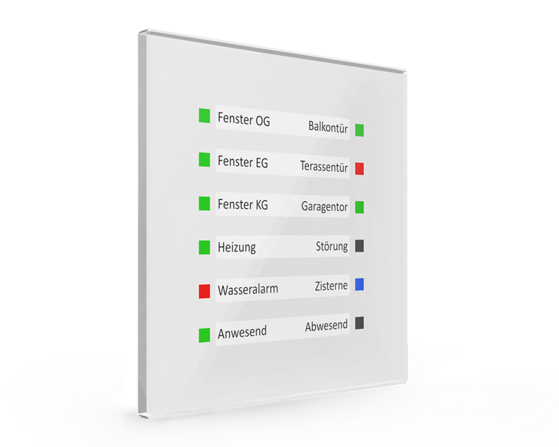 MDT technologies Glas LED Anzeige LED Anzeige, weiß SCN-GLED – Produktbild 1 (Hersteller)