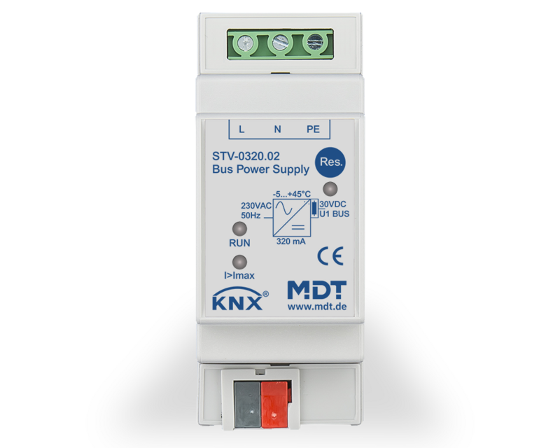 MDT Technologies KNX Busspannungsversorgung Reiheneinbaugerä – Produktbild 1 (Hersteller)