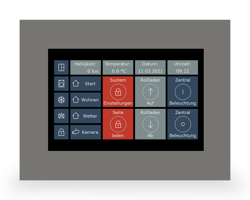 MDT Technologies Touchpanel VisuControl Größe 7Zoll/17,7 cm, – Produktbild 1 (Hersteller)