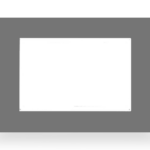 MDT technologies Rahmen Edelstahl-Look gebürstet, 7 Zoll VCB – Produktbild 1 (Hersteller)