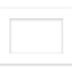 MDT technologies Glasrahmen weiß, 7 Zoll VCB-07WS.04 – Produktbild 1 (Hersteller)