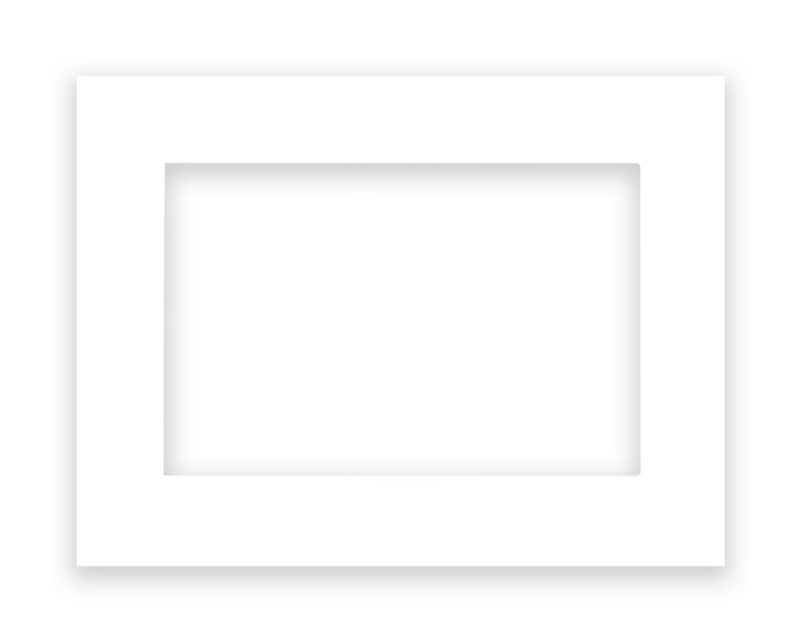 MDT technologies Glasrahmen weiß, 7 Zoll VCB-07WS.04 – Produktbild 1 (Hersteller)