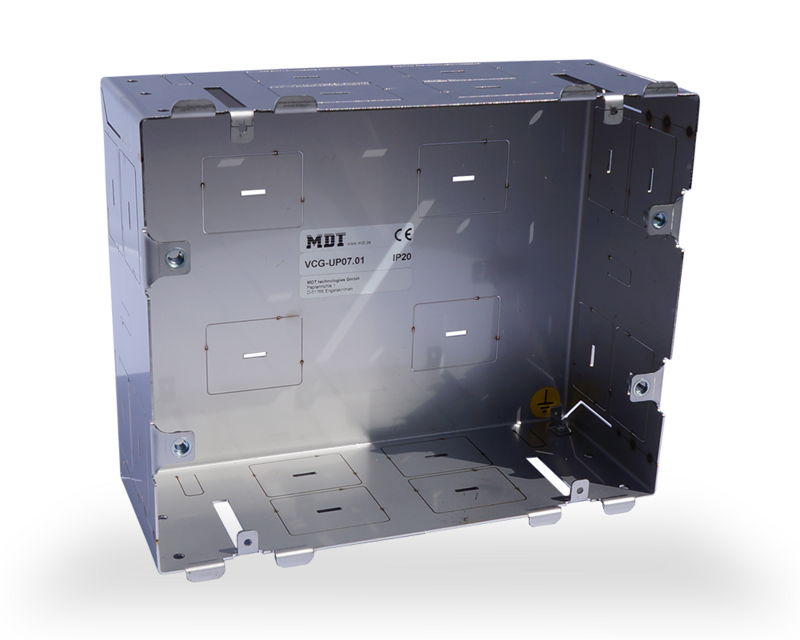 MDT technologies Unterputzdose 7 Zoll, Metall VCG-UP07.01 – Produktbild 1 (Hersteller)