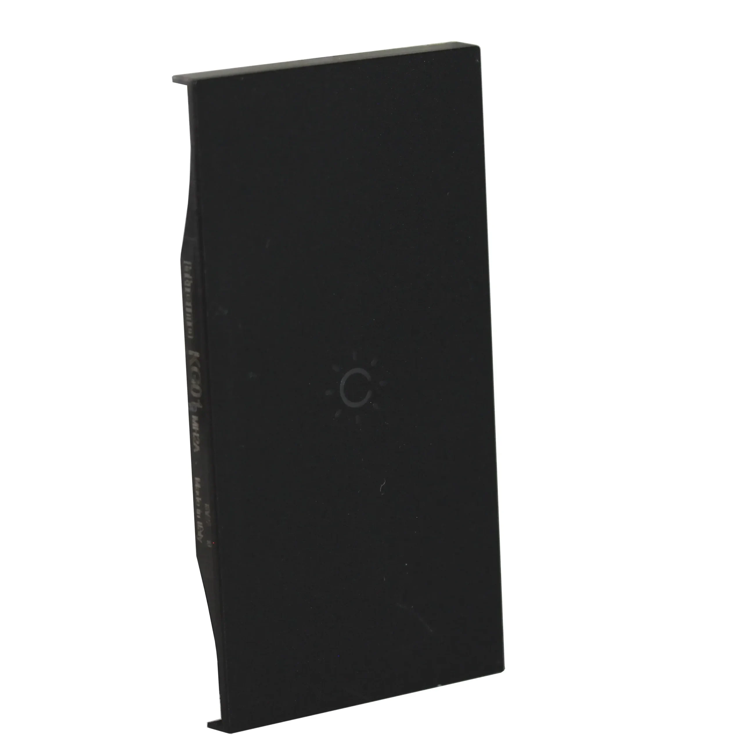 Legrand BTicino KG01MH2A LivingNow 2M Tasten- abdeckung für MyHome mit Symbol Tag Black